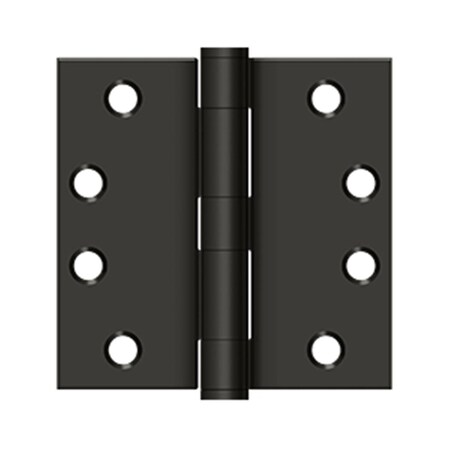 Dendesigns 4 x 4 x 0.625 in. Radius HingeOil-Rubbed Bronze DE829780